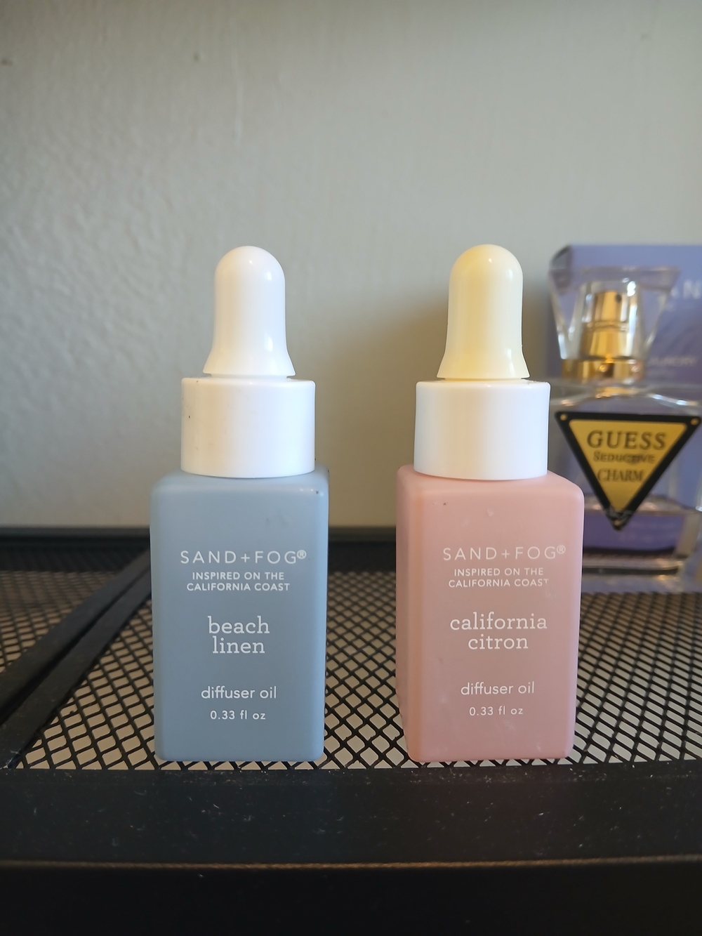 SAND+FOG Beach Linen & California Citron Diffuser Oils — Never Been Used .33 Fl